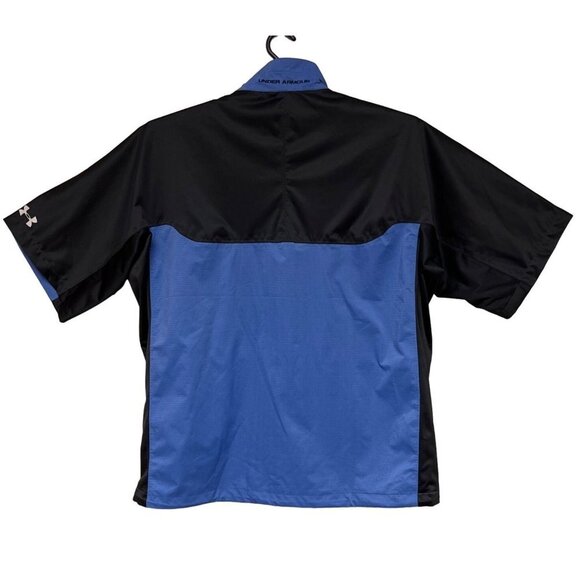 Under Amour Blue THE LEGEND Short Sleeve 1/4 ZIp Performance Shirt Men's XL Golf - Picture 3 of 12